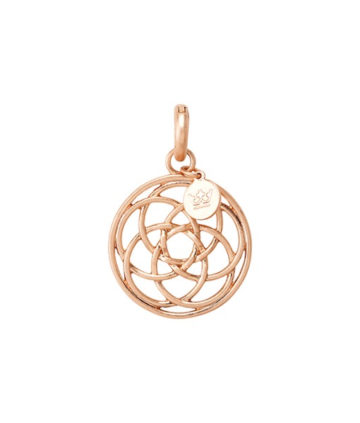 Essentials Viking Knot charm matt rose gold plated